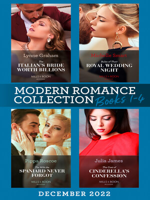 cover image of Modern Romance December 2022 Books 1-4